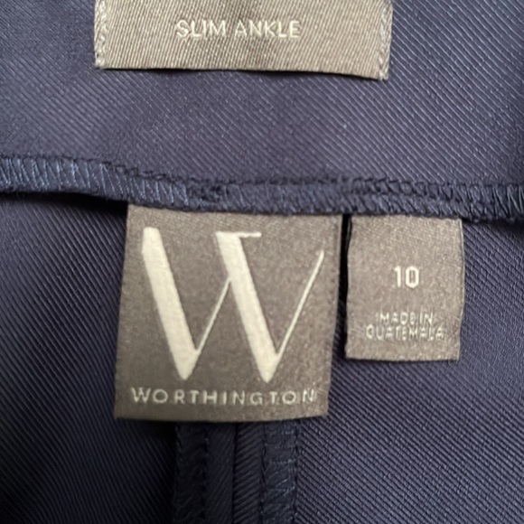 Worthington blue slim ankle length trouser - Picture 5 of 6